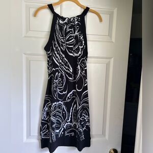 NWT White House Black Market High Neck Paisley Dress
